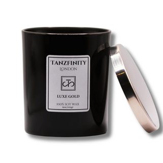 Enhance your space with the enchanting aroma of luxe gold scented candles