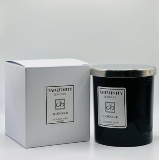 Enhance your space with the enchanting aroma of luxe gold scented candles