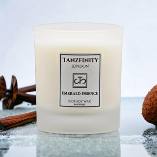 Luxurious hand-poured soy candles: Elevate your space with sophisticated scent collection.