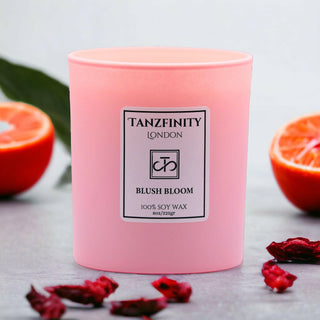 Blush and Bloom Candles | Blush Bloom Candle | TanzFinity