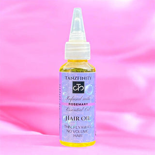 Tanzfinity Hair Oil for THIN, FLYAWAY, NO VOLUME Hair - Infused with Rosemary Essential Oil