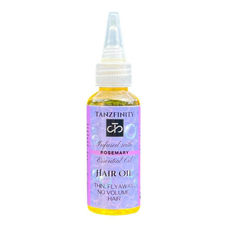 Tanzfinity Hair Oil for THIN, FLYAWAY, NO VOLUME Hair - Infused with Rosemary Essential Oil