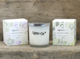 Agnes + Cat Votive Candle - Velvet Moon