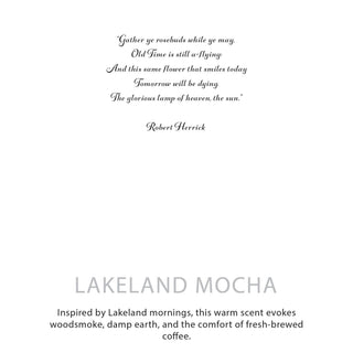 Agnes + Cat Botanical Soy Wax Candle - Lakeland Mocha