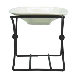 Ceramic & Metal Square Stand